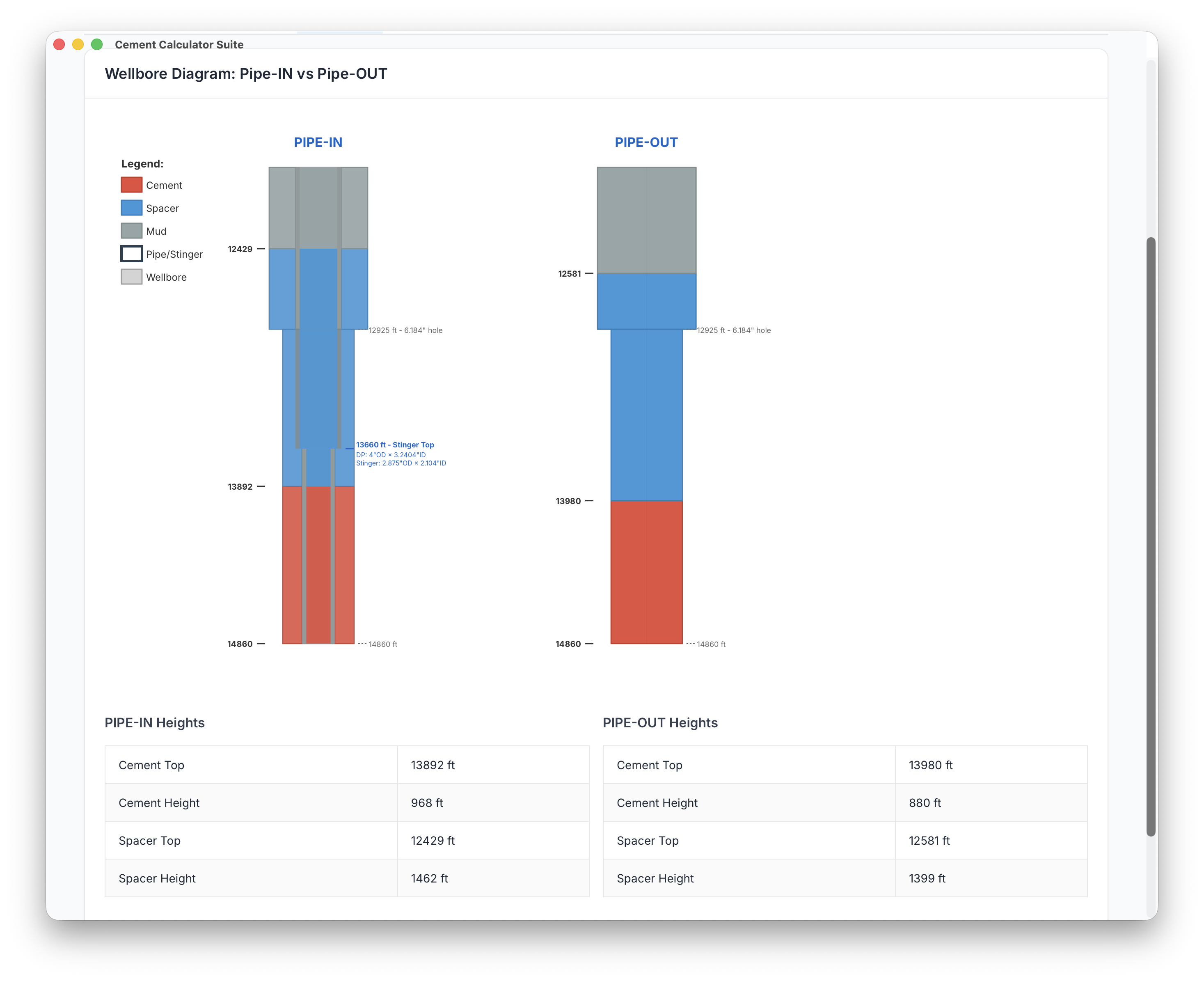 Cementing Suite Screenshot 2