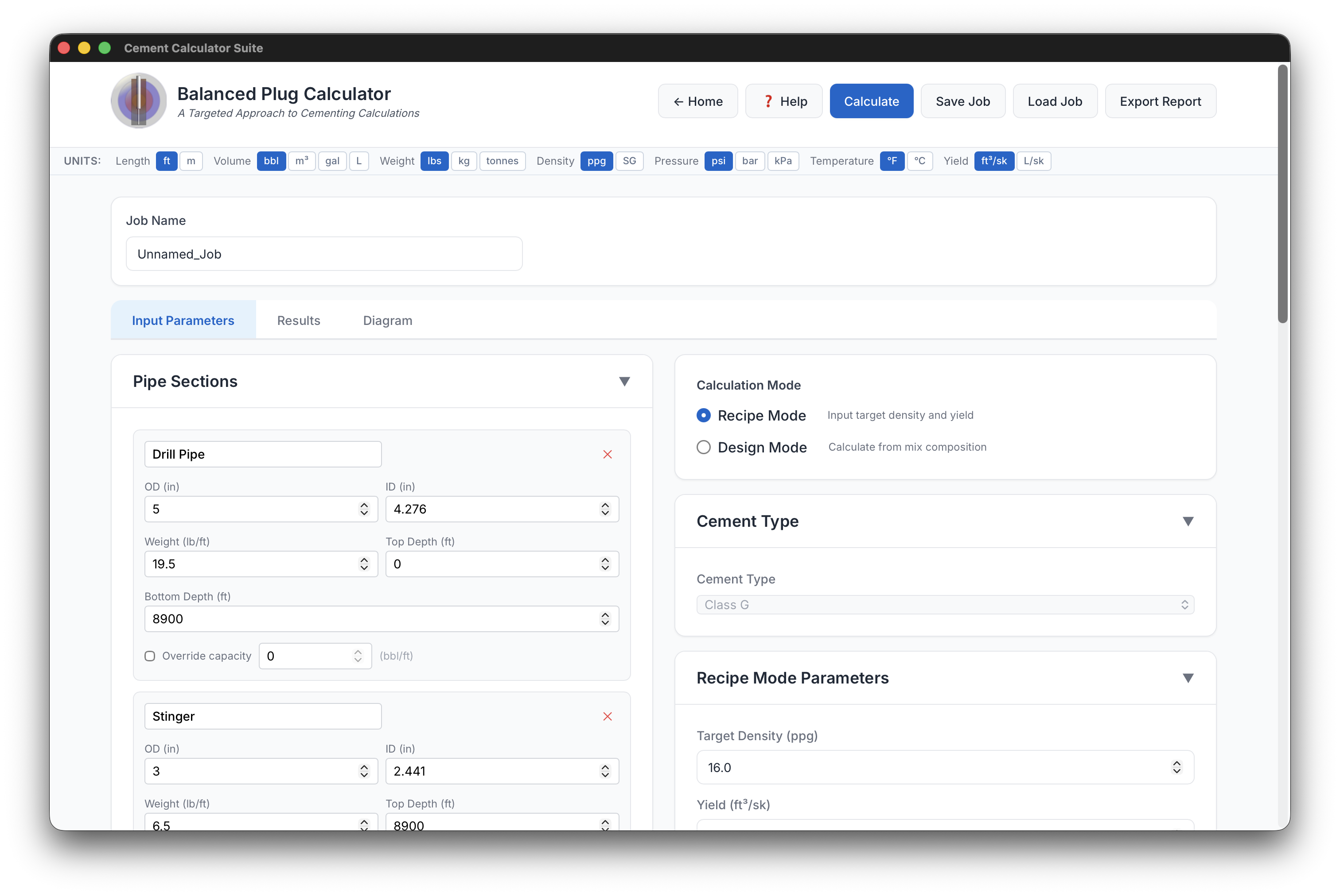 Cementing Suite Screenshot 7