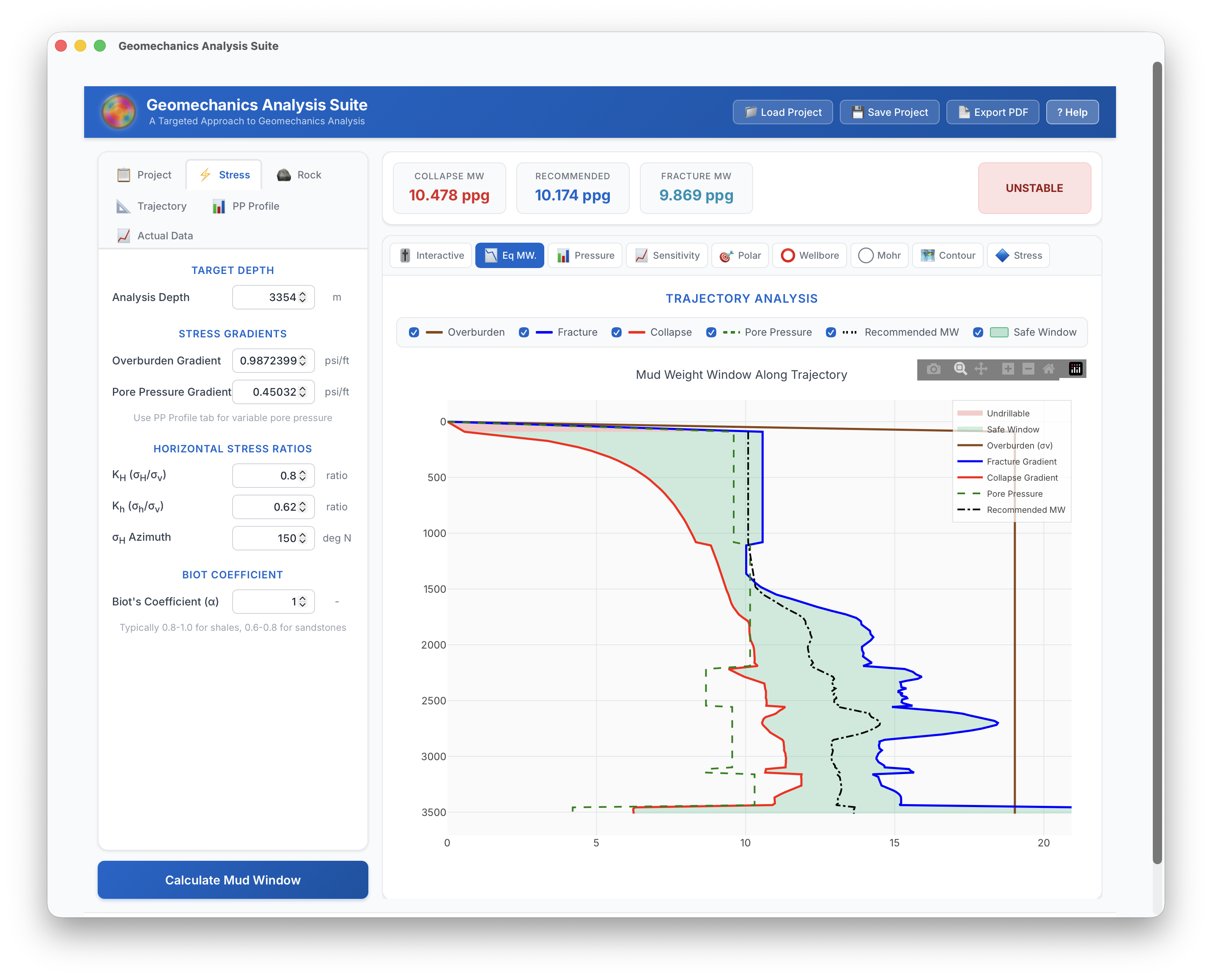 Geomechanics Suite Screenshot 2