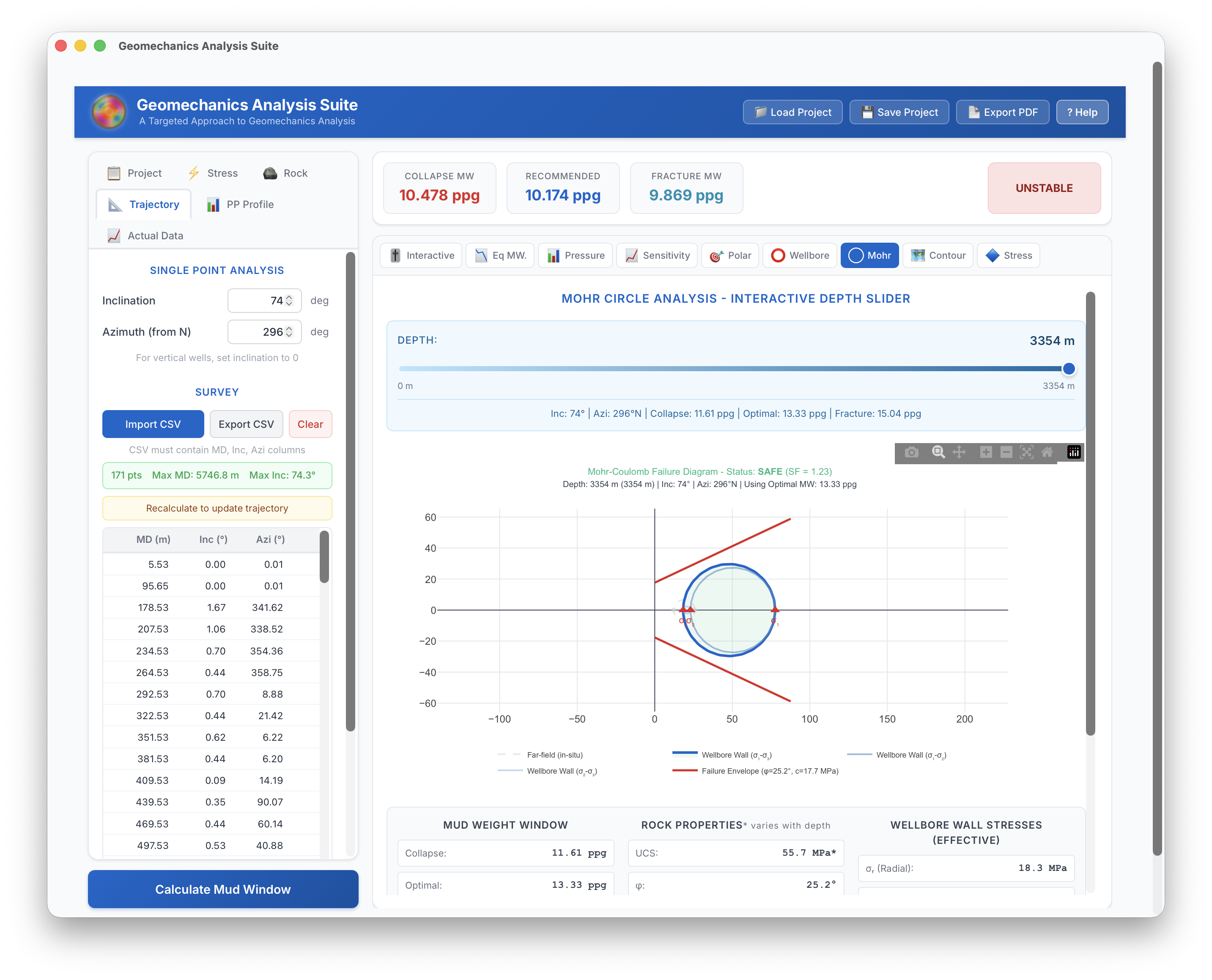 Geomechanics Suite Screenshot 7